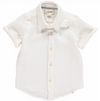 Boy's White Woven Shirt
