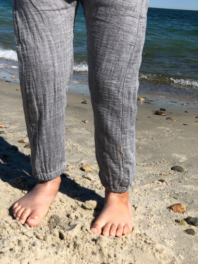 Boy's Blue Woven Joggers