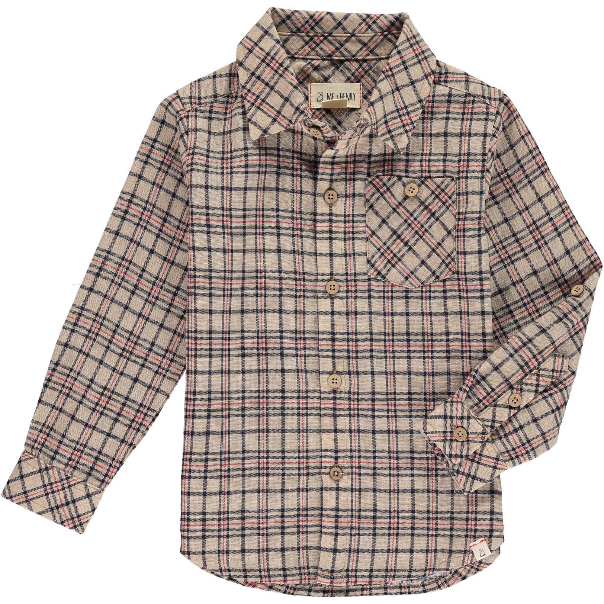 Boys Woven Plaid Shirt