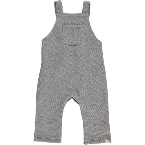 Baby Boy Grey Sweat Overalls