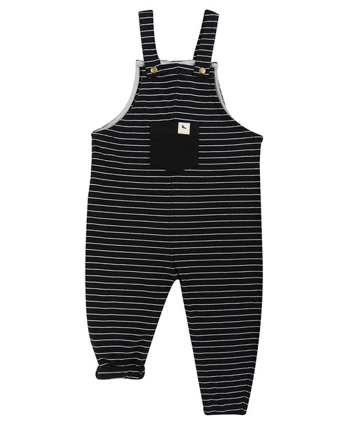 Unisex Mono Stripe Dungaree