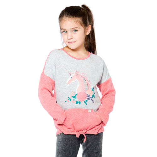 Girls Unicorn Jersey Top