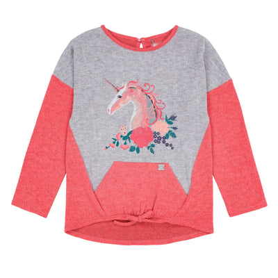 Girls Unicorn Jersey Top