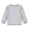 Baby & Toddler Girls Beige Knit Cardigan With Bows