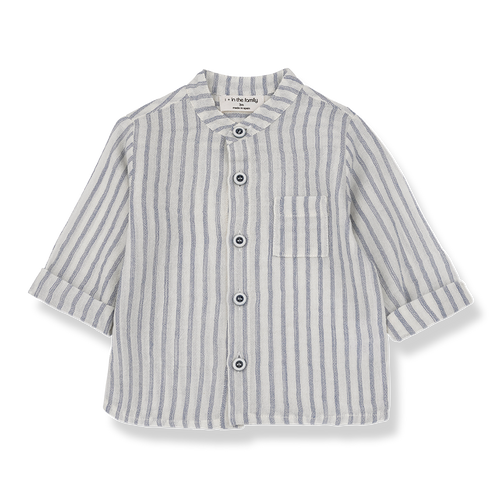 Baby Boys Striped Cotton Shirt