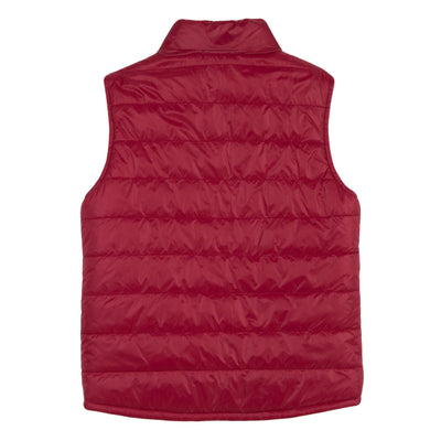 Boys Dark Red Reversible Vest