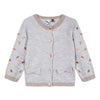 Baby & Toddler Girls Beige Knit Cardigan With Bows