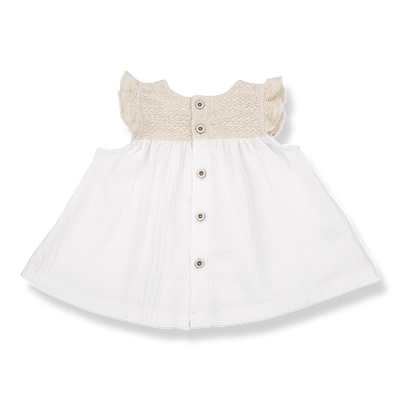 Baby Girls Organic Cotton Waffle Dress