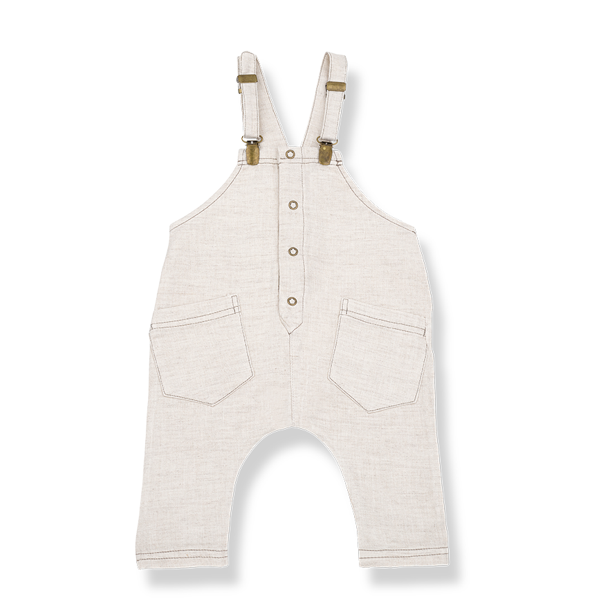 Baby Boys Cotton Linen Overall