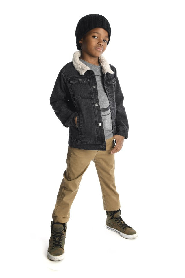 Boys blue jean jacket shop