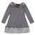 Baby & Toddler Girls Grey Faux Fur Collar Dress