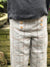 Girls 100% cotton plaid trousers with buttons on the front by Vignette.