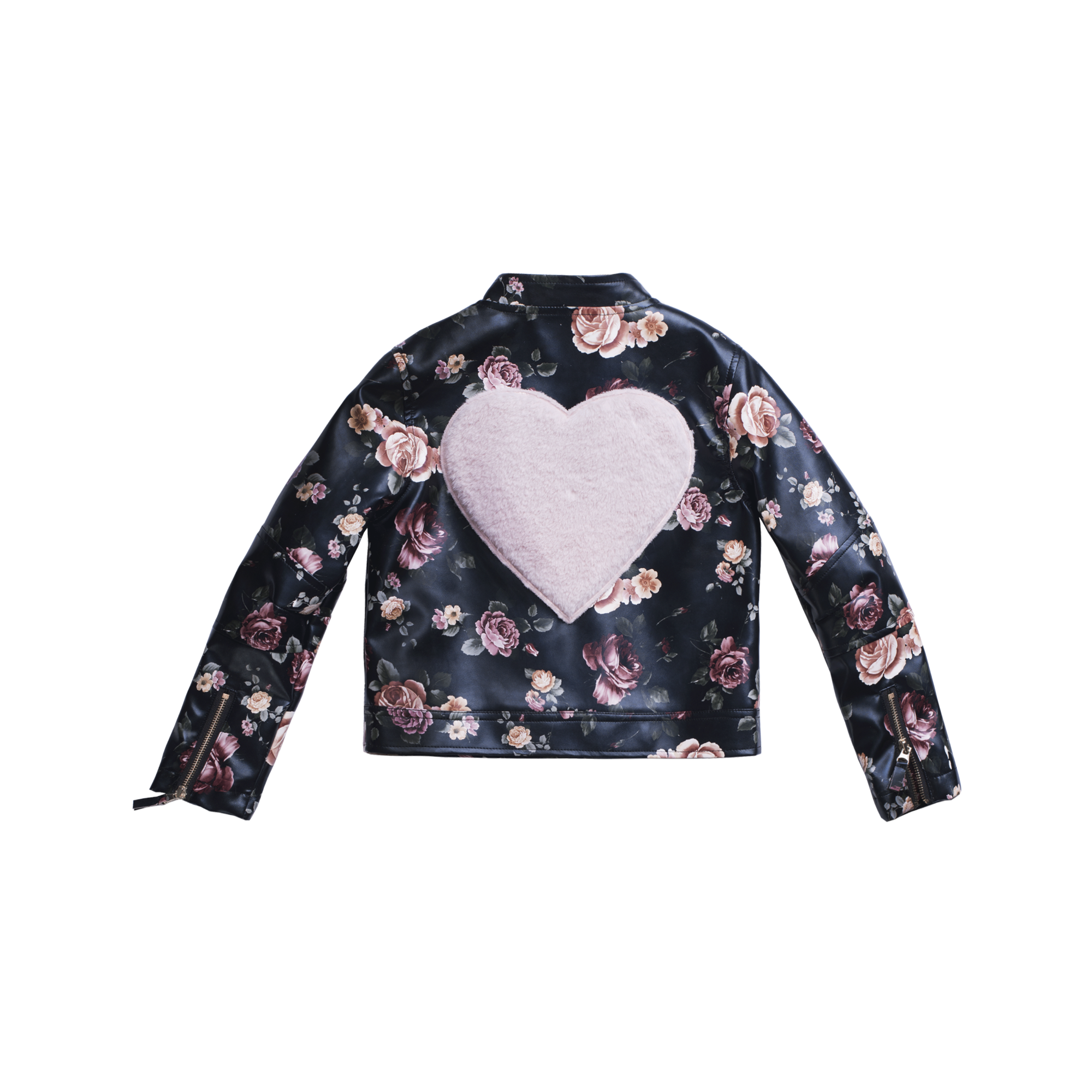 ✨美品　X-girl　HEART BOA JACKET RAYGO EMBROIDERED HEART GIRLS JACKET(2-16Y)