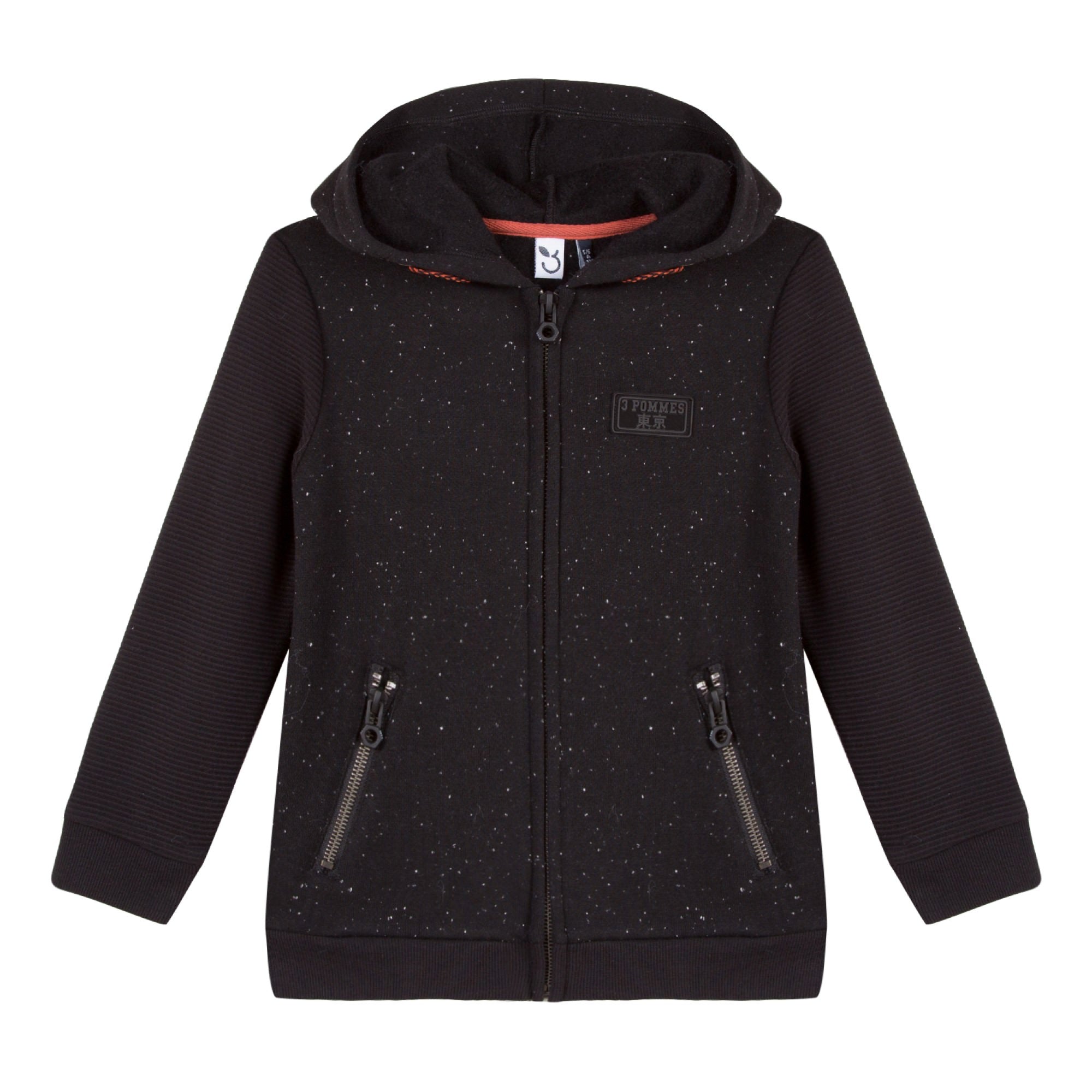 Boys Cotton Hoodie With Zippers