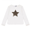 Girls Star Sequins T-Shirt