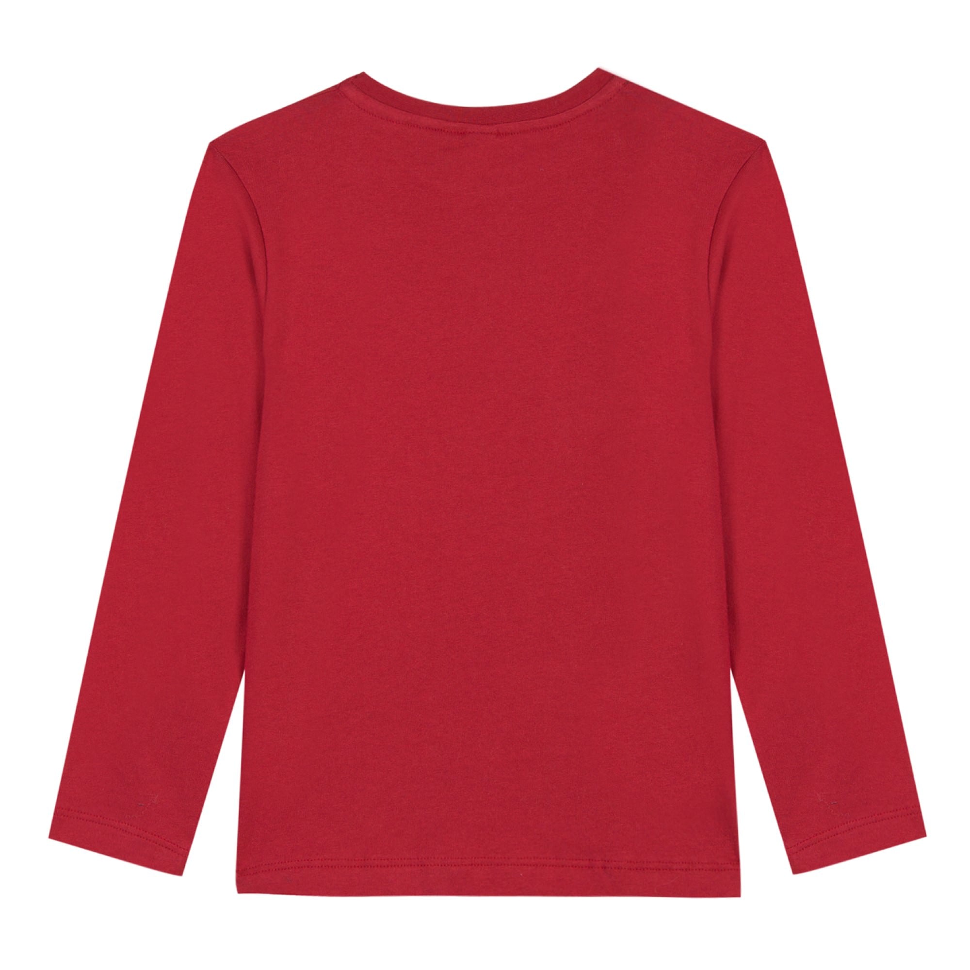 Boys red long hot sale sleeve t shirt