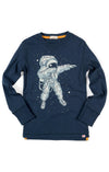 Boys Navy Space Dab T-Shirt