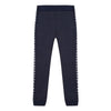 Girls Embroidered Navy Joggers