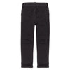 Boys Black Basic Twill Pant